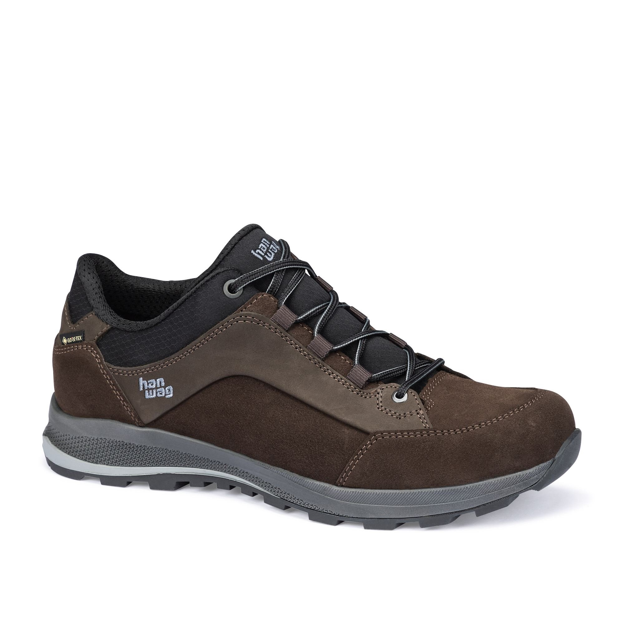 Hanwag Men's Banks Low GTX Hiking Shoes Brown/Black OSDBW6015